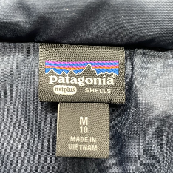Patagonia Goose Down Puffer Youth Boys Medium Netplus Shells Winter Outdoor Hike - Picture 9 of 13